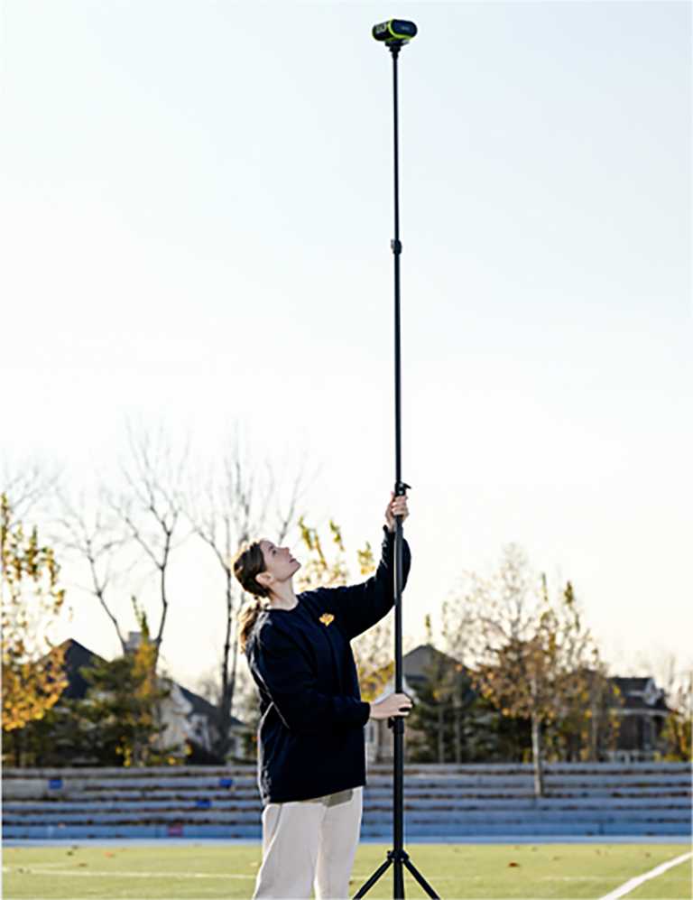 高さを上げて録画